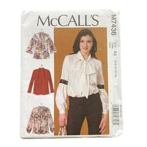 MCCALL'S Pattern M7436 Top Size 6-14 Sewing Pattern UNCUT